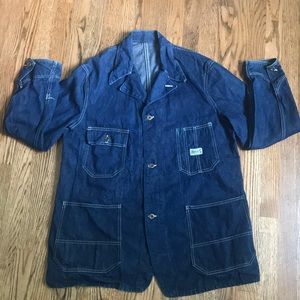 Hercules Union Made Vintage Denim Railroad Jacket